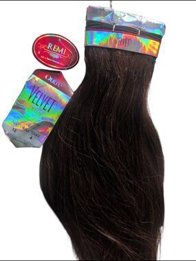 Velvet Remi Natural Yaki Hair Weft - Dark Brown
